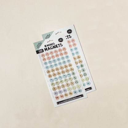 English version of the mini magnets by Les Belles Combines