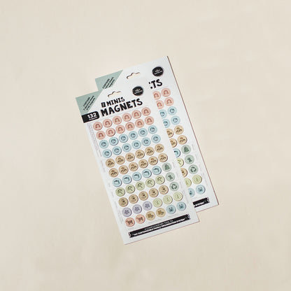 English version of the mini magnets by Les Belles Combines