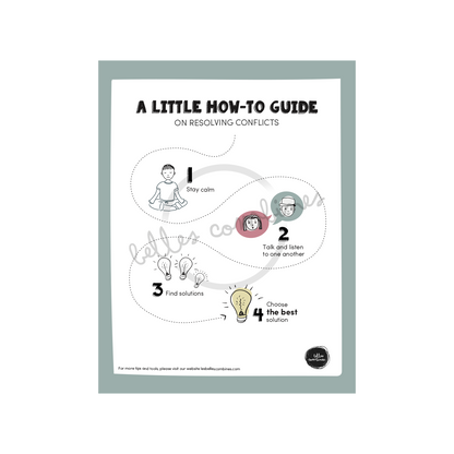 English version of the document to print A little how-to guide on resolving conflicts made by Les Belles Combines