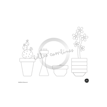 Mes napperons de pâte à modeler