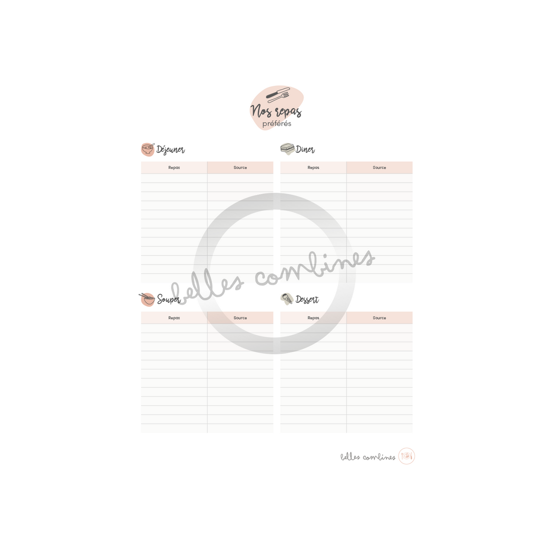 Favorite family meals