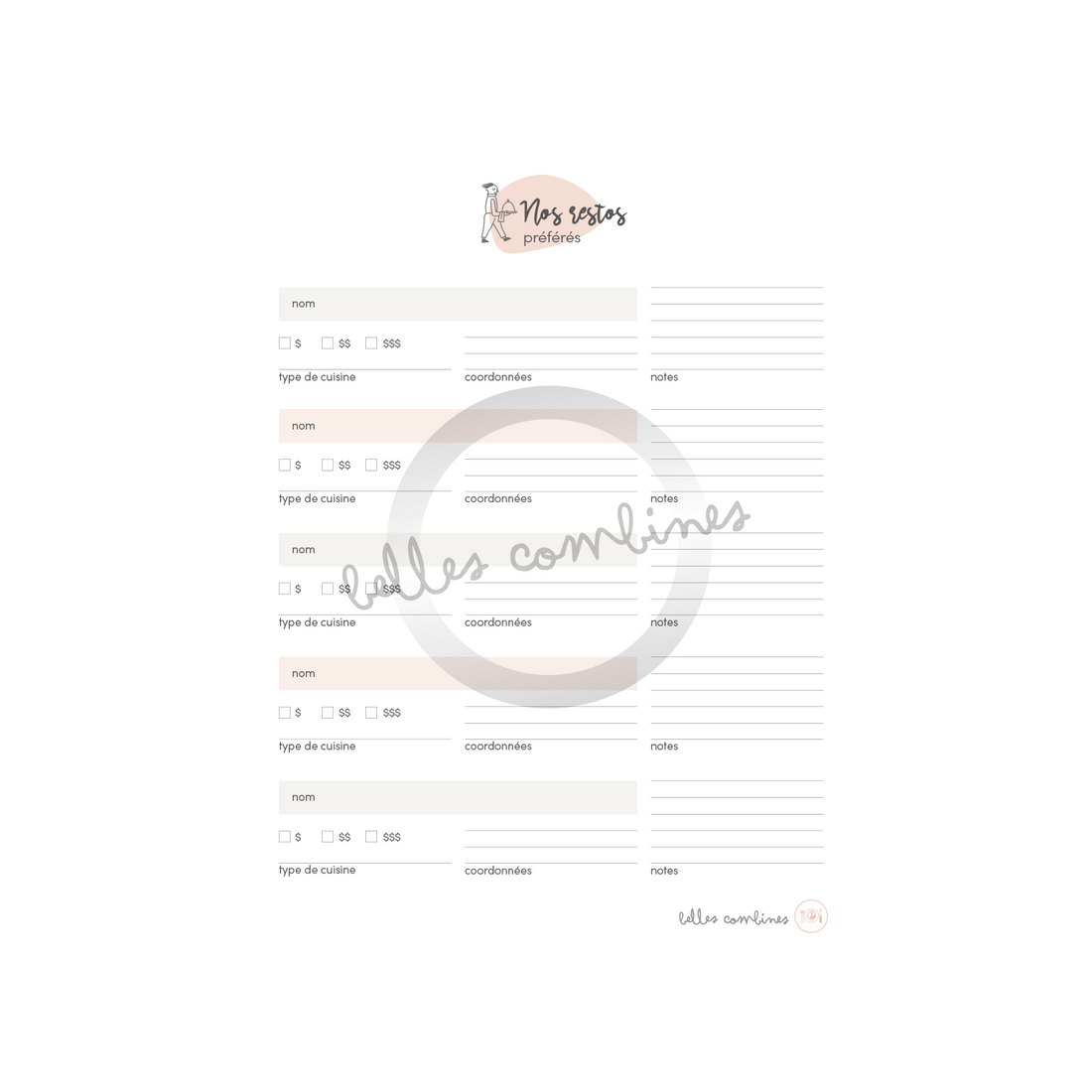 Our favorite restaurants