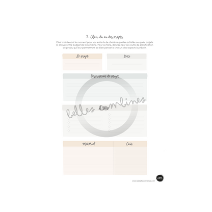 Notre budget pour la relâche