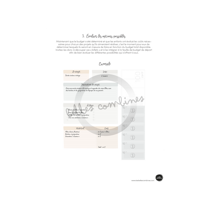 Notre budget pour la relâche