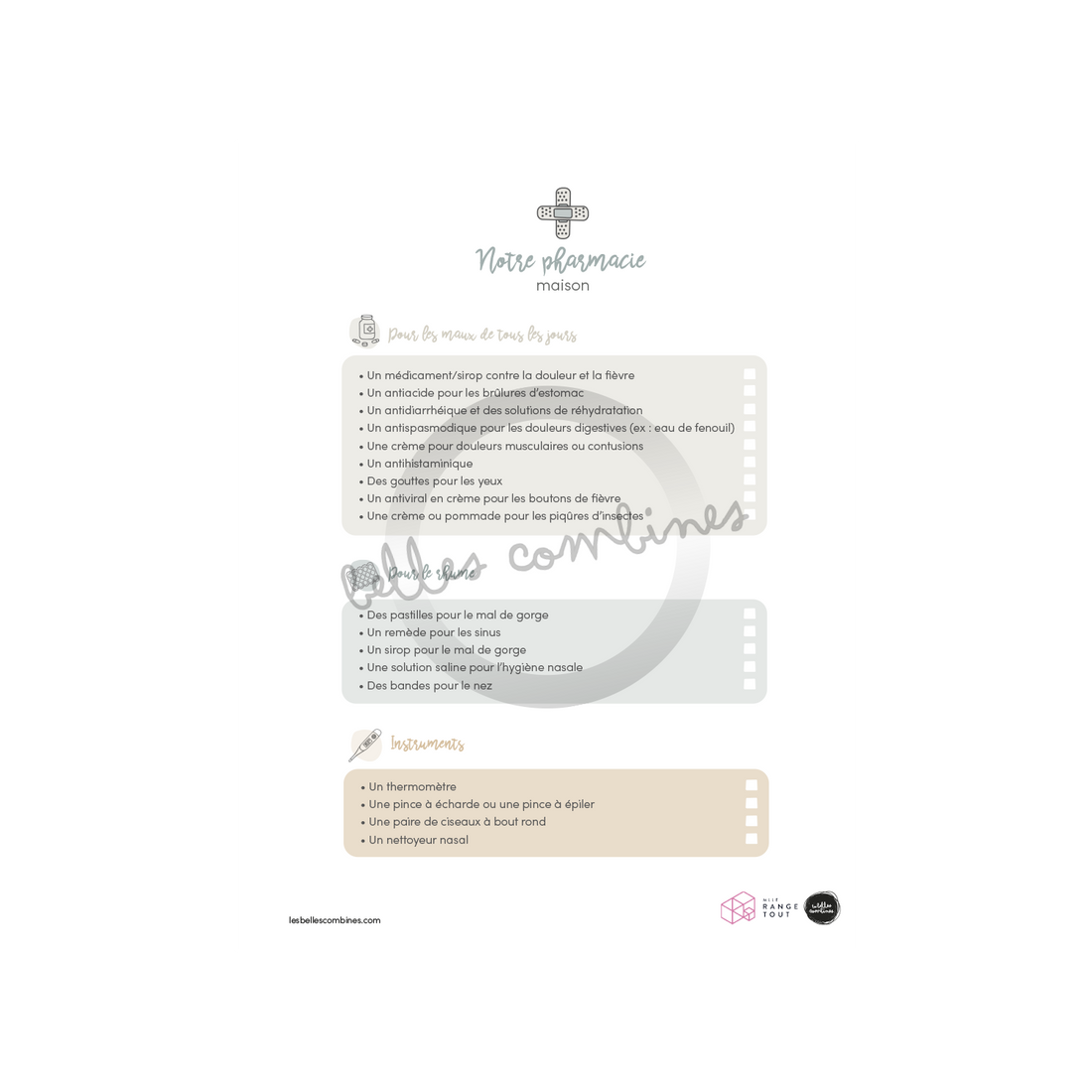 Notre pharmacie maison