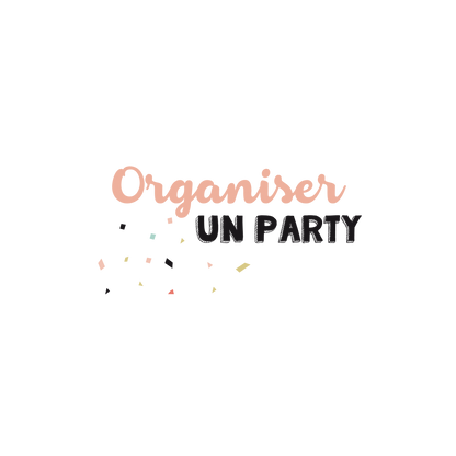 Version française du logo de la petite combine à imprimer Organiser un party par Les Belles Combines