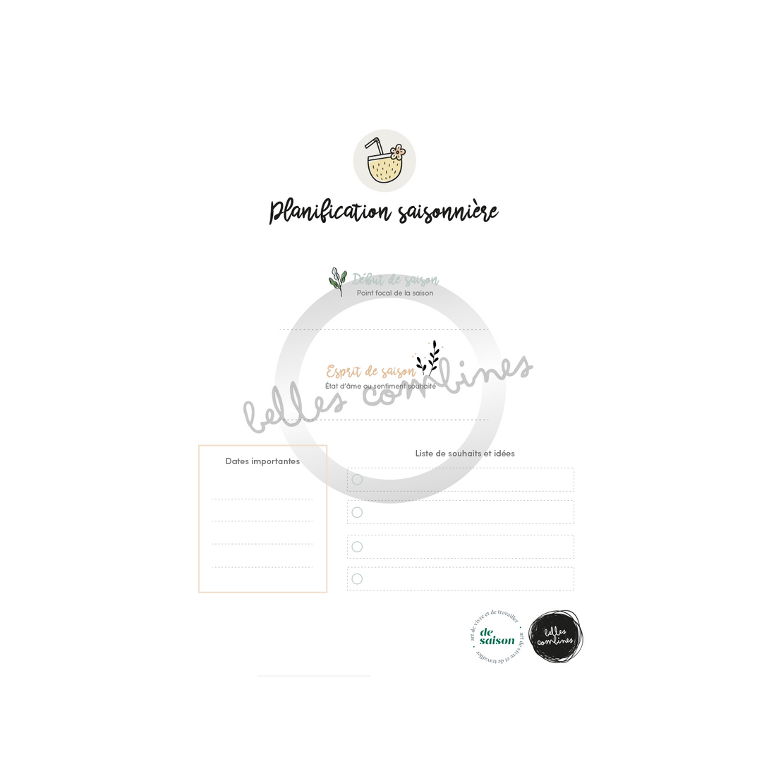 Planification saisonnière