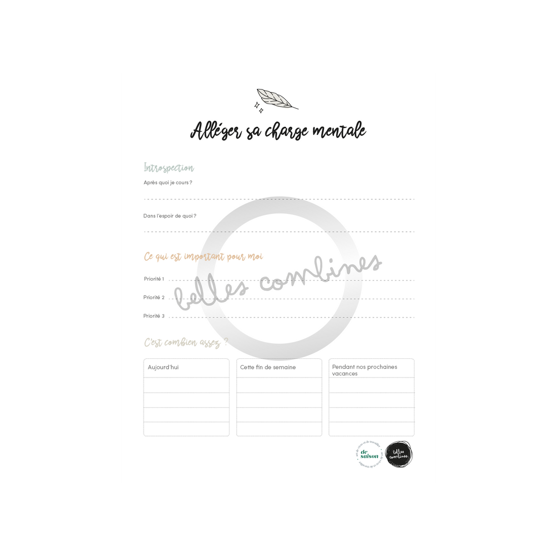 Lighten your mental load