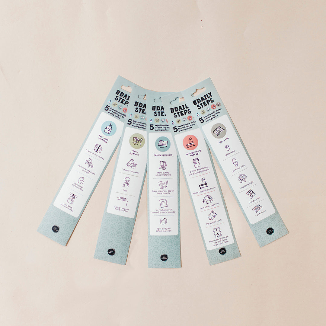 English version of the evening routine daily steps Les Belles Combines