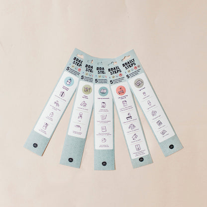 English version of the evening routine daily steps Les Belles Combines