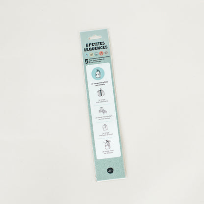 Version française des petites séquences Je range mes effets personnels par Les Belles Combines