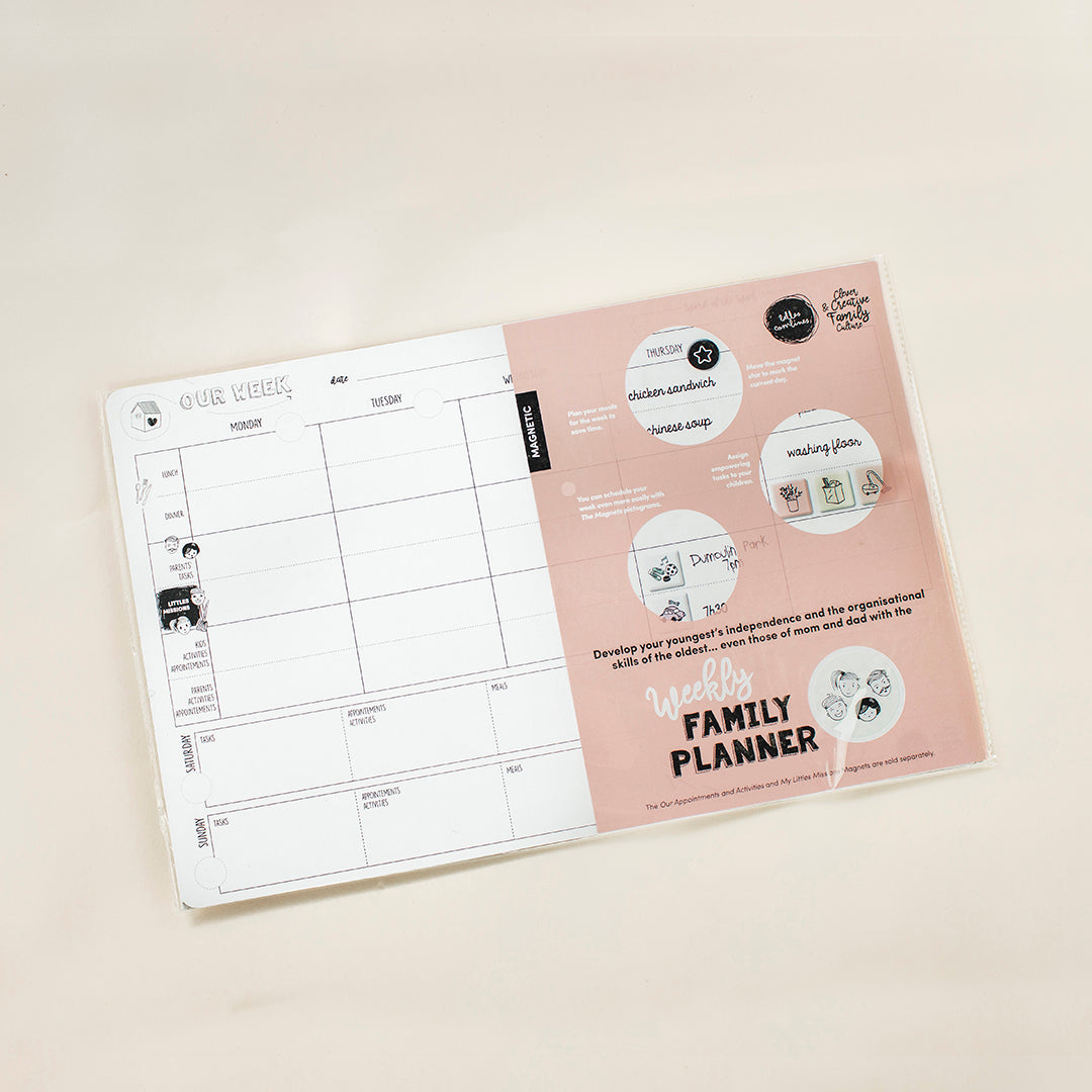 English version of an unopened the Belles Combines Weekly Planner
