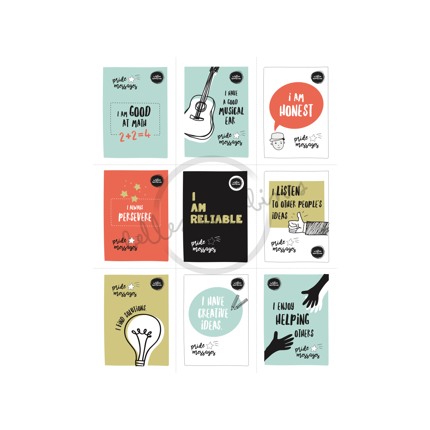 English version of the proud tickets to print made by Les Belles Combines