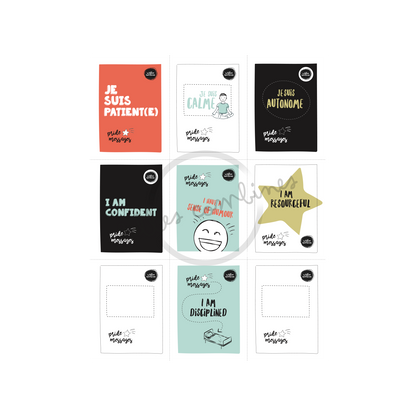 English version of the proud tickets to print made by Les Belles Combines