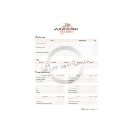 Notre projet de rénovations - Cuisine