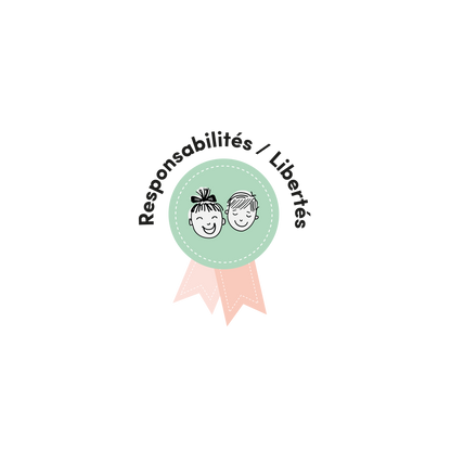 Version française du logo de la petite combine à imprimer Responsabilités/Libertés Les Belles Combines