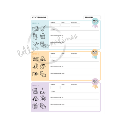 English version of the document to print Responsabilities and privileges made by Les Belles Combines