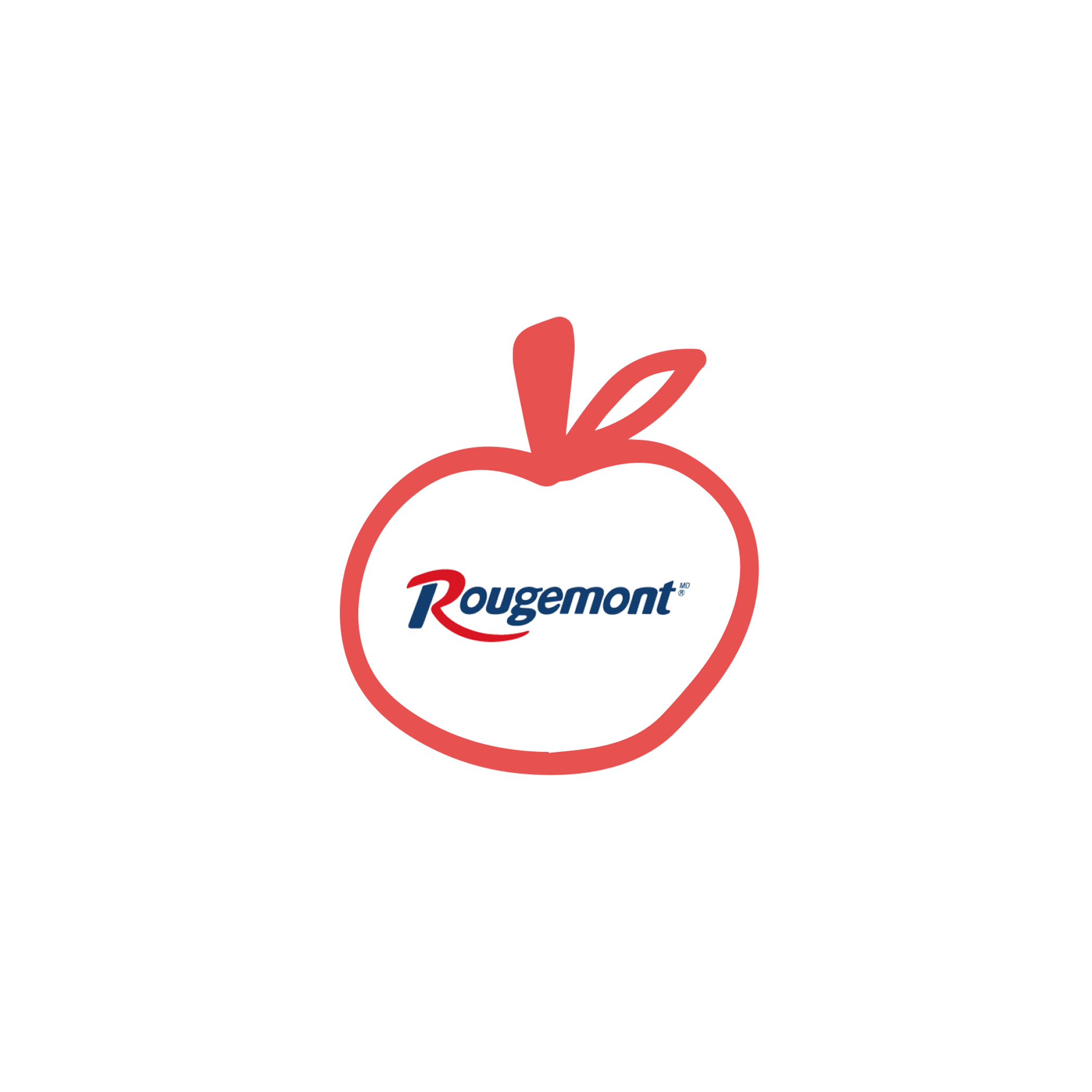 Version française du logo de la petite combine à imprimer Mots amusants pour la boite à lunch Rougemont par Les Belles Combines