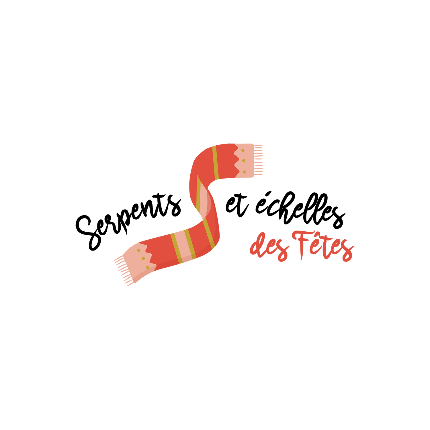 Version française du logo du Serpents et échelles des fêtes Les Belles Combines