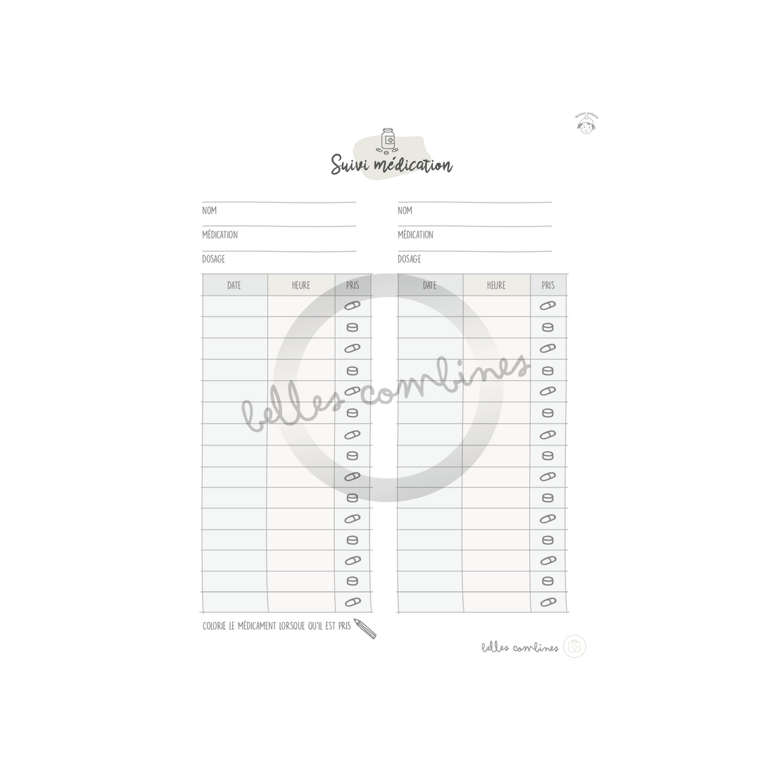 Suivi médication - Enfants