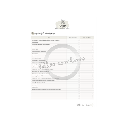 Notre trousse de survie aux bobos