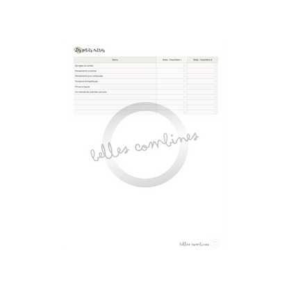 Notre trousse de survie aux bobos