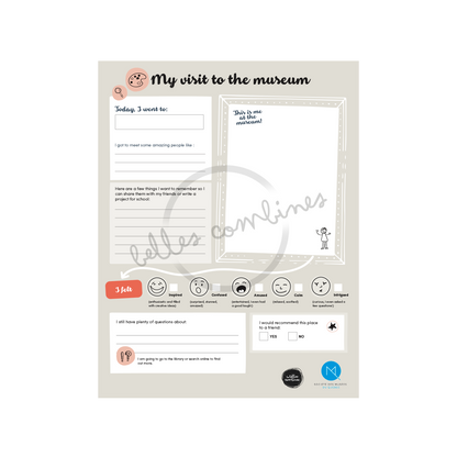 English version of the document to print My visit to the museum Les Belles Combines